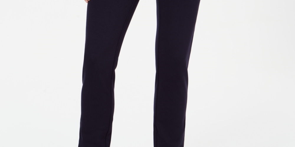 Style & Co Women's Ponte Knit Skinny Pants Blue Size 6 Petite