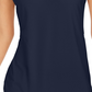 Charter Club Women's Crepe Tank Top Blue Size Large