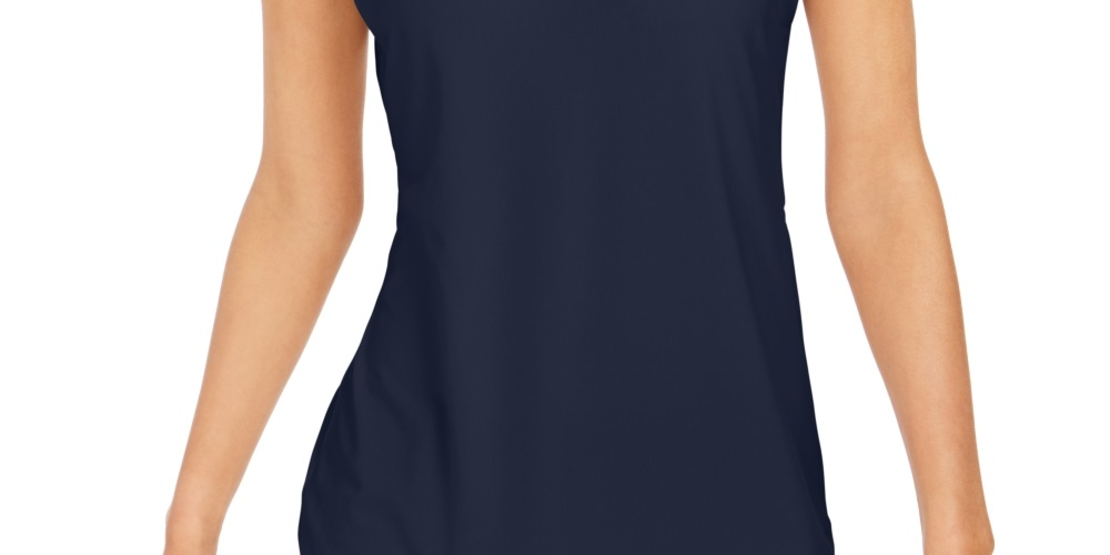 Charter Club Women's Crepe Tank Top Blue Size Large