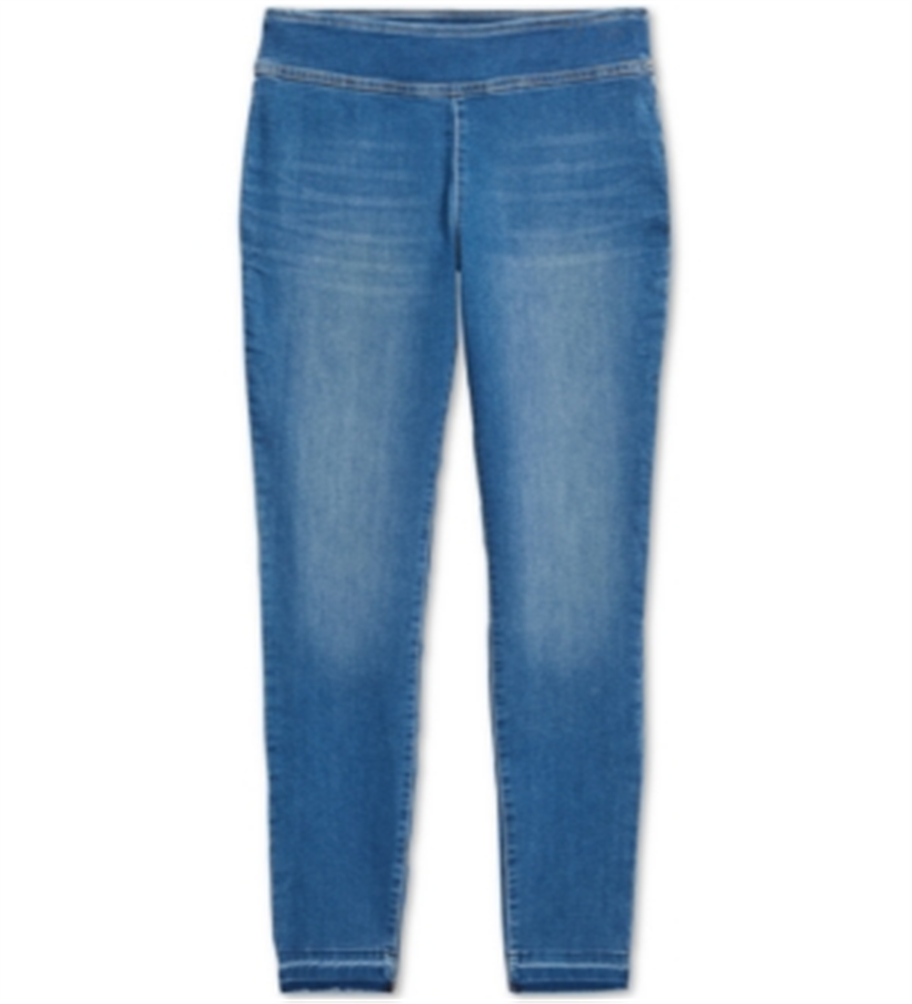 INC International Concepts Women's Pull on Denim Jeggings Blue Size 10