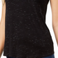 Maison Jules Women's Scoop Neck Tank Black Size Small