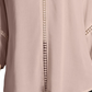 John Paul Richard Women's Lace Trim Blouse Pink Size Large