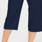 Karen Scott Women's Petite Drawstring Capri Pants Navy Size PM