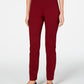 Charter Club Women's Petite Pull-On Ponte-Knit Pants Wine Size 4 P