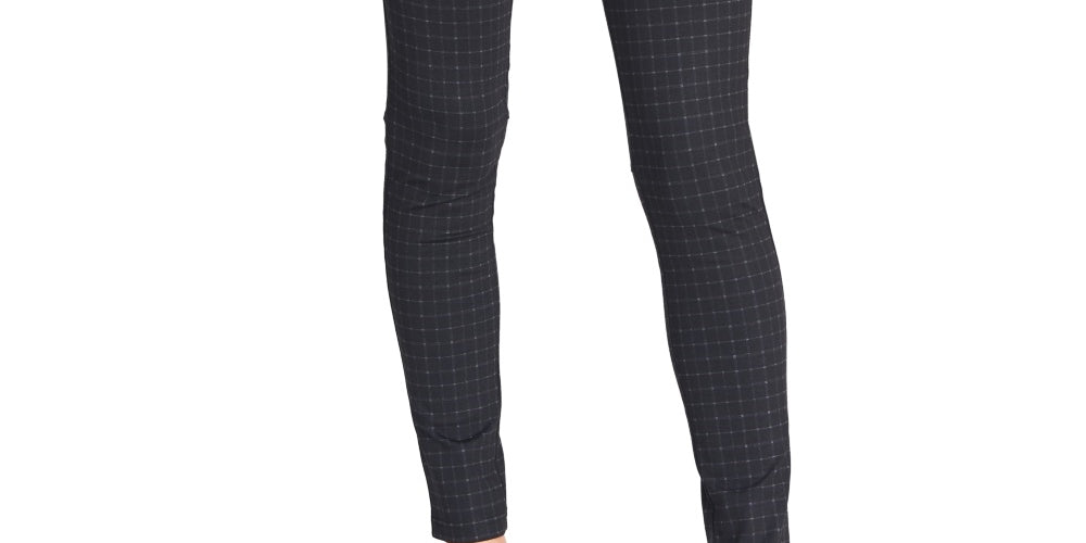 Sanctuary Women's Grease Plaid Leggings Black Size Medium