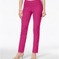 Charter Club Women's Chelsea Tummy Control Skinny Leg Ankle Pants Pink Size 16