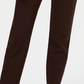 Charter Club Women's Pull On Ponte Knit Pants Brown Size 4 Petite