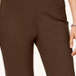 Alfred Dunner Women's Classics Allure Pull-On Slim-Leg Pants Brown Size 18