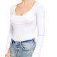 Free People Women's Bit Of Lace Layering Top White Size Medium
