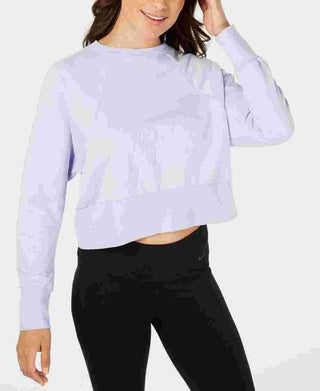Nike Women's Dri Fit Get Fit Sweatshirt Purple Size Small