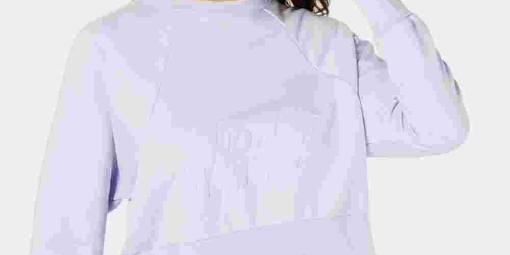 Nike Women's Dri Fit Get Fit Sweatshirt Purple Size Small