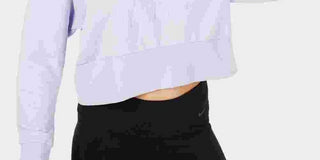 Nike Women's Dri Fit Get Fit Sweatshirt Purple Size Small