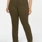 Charter Club Women's Plus Size Twill Lexington Pants Green Size 20W