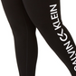 Calvin Klein Performance Women's Logo High Waist Leggings Black Size 2X