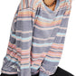 Free People Women's Arielle Printed Long Sleeve Blue Size Large