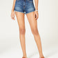 Celebrity Pink Junior's High Rise Mom Denim Shorts Blue Size 13