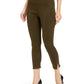 Alfani Women's Fringe Hem Ankle Pants Green Size 6 Petite
