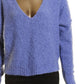 Free People Women's Finder Keepers V Neck Sweater Purple Size X-Small