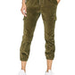 Sanctuary Women's Mia Stretch Cotton Cargo Jogger Pants Green Size X-Small