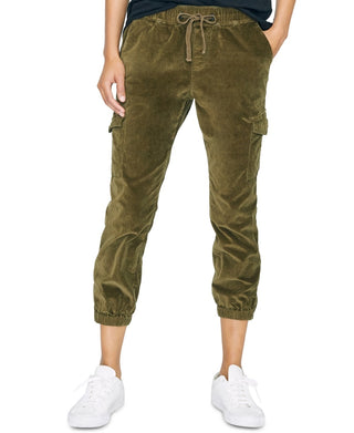 Sanctuary Women's Mia Stretch Cotton Cargo Jogger Pants Green Size X-Small