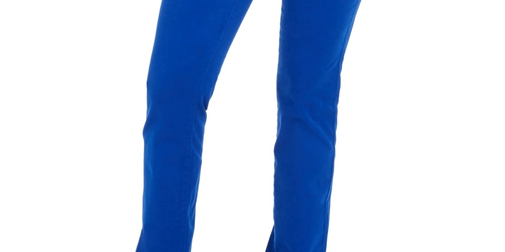 Charter Club Women's Lexington Straight-Leg Jeans Blue Size 4