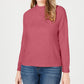 Karen Scott Women's Mock Neck Sweater Pink Size PS