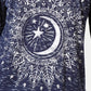 Style & Co Women's Medallion-Graphic V-Neck Top Navy Size X-Small