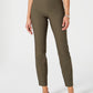 Charter Club Women's Chelsea Tummy Control Skinny Leg Ankle Pants Green Size 12