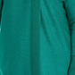 JM Collection Women's Plus Size Lace-Up Cowlneck Sweater Green Size 3X