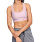 Under Armour Women's Mid Impact Running Sports Bra Pink Size Small