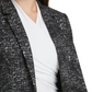 DKNY Women's Marled Single Button Blazer Gray Size 0