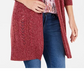 Karen Scott Turbo Duster Cardigan Blue Size X-Large
