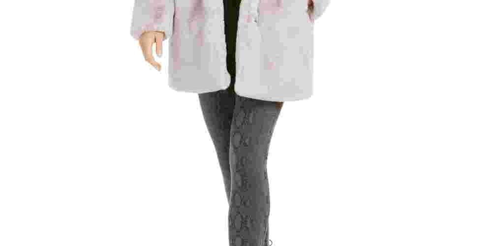 Apparis Women's Eloise Faux-Fur Coat Gray Size Large