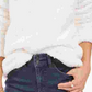 Style & Co Women's Petite Faux-Sherpa Cowlneck Sweater White Size Petite X-Large