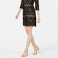 Jessica Howard Women's Petite Scalloped Lace Dress Gray Size 14 Petite