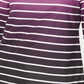 Karen Scott Women's Sport Ombre Striped Cowlneck Top Red Size X-Large