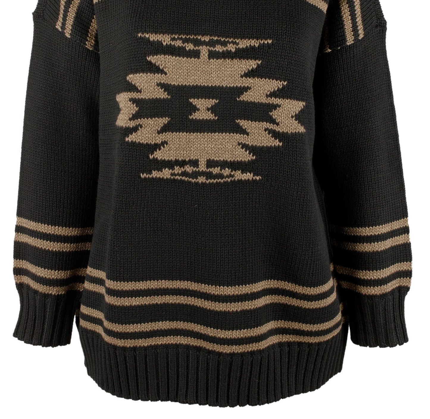 Ralph Lauren Women's Plus Knit Sweater Black Size 3X