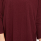 Style & Co Women's Lace Up Chevron Trim Sweater Red Size -PS