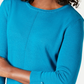 Karen Scott Women's Cotton Sweater Blue Size Small