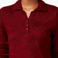 Karen Scott Women's Marled Button Sweater  Medium Red Size X-Small
