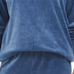 Karen Scott Women's Velour Sweatshirt Blue Size Petite X-Large