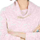 Style & Co Women's Petite Cowlneck Sweater Purple Size PP