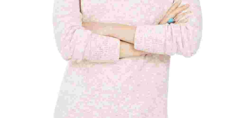 Style & Co Women's Petite Cowlneck Sweater Purple Size PP