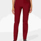 Charter Club Women's Chelsea Tummy Control Skinny-Leg Ankle Pants Wine Size 8