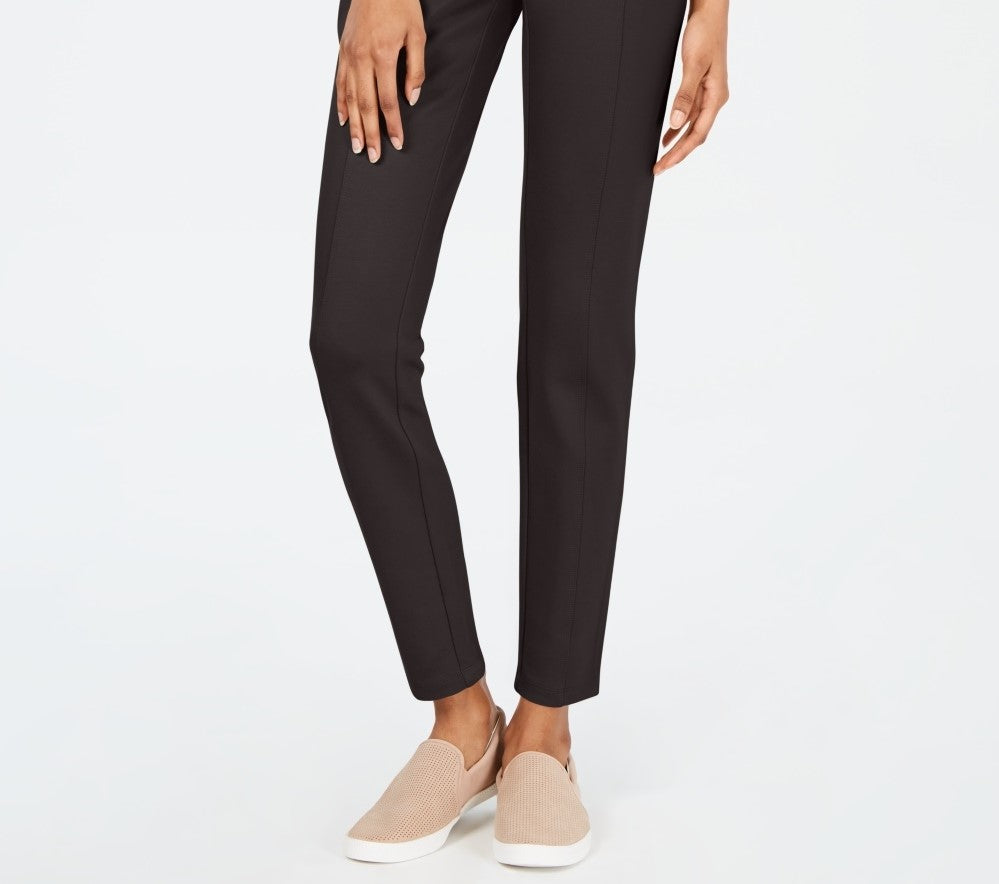 Style & Co Women's Curvy SeaPonte-Knit Leggings Gray Size Small