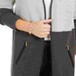 Charter Club Women's Petite Milano Colorblocked Cotton Completer Sweater Gray PL