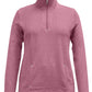 Karen Scott Women's Half-Zip Top Bright Pink Size Small