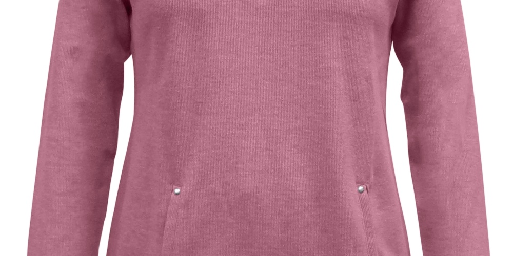 Karen Scott Women's Half-Zip Top Bright Pink Size Small