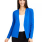 Alfani Women's Blue Long Sleeve Open Cardigan Sweater Blue Size Small
