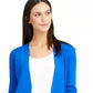 Alfani Women's Blue Long Sleeve Open Cardigan Sweater Blue Size Small